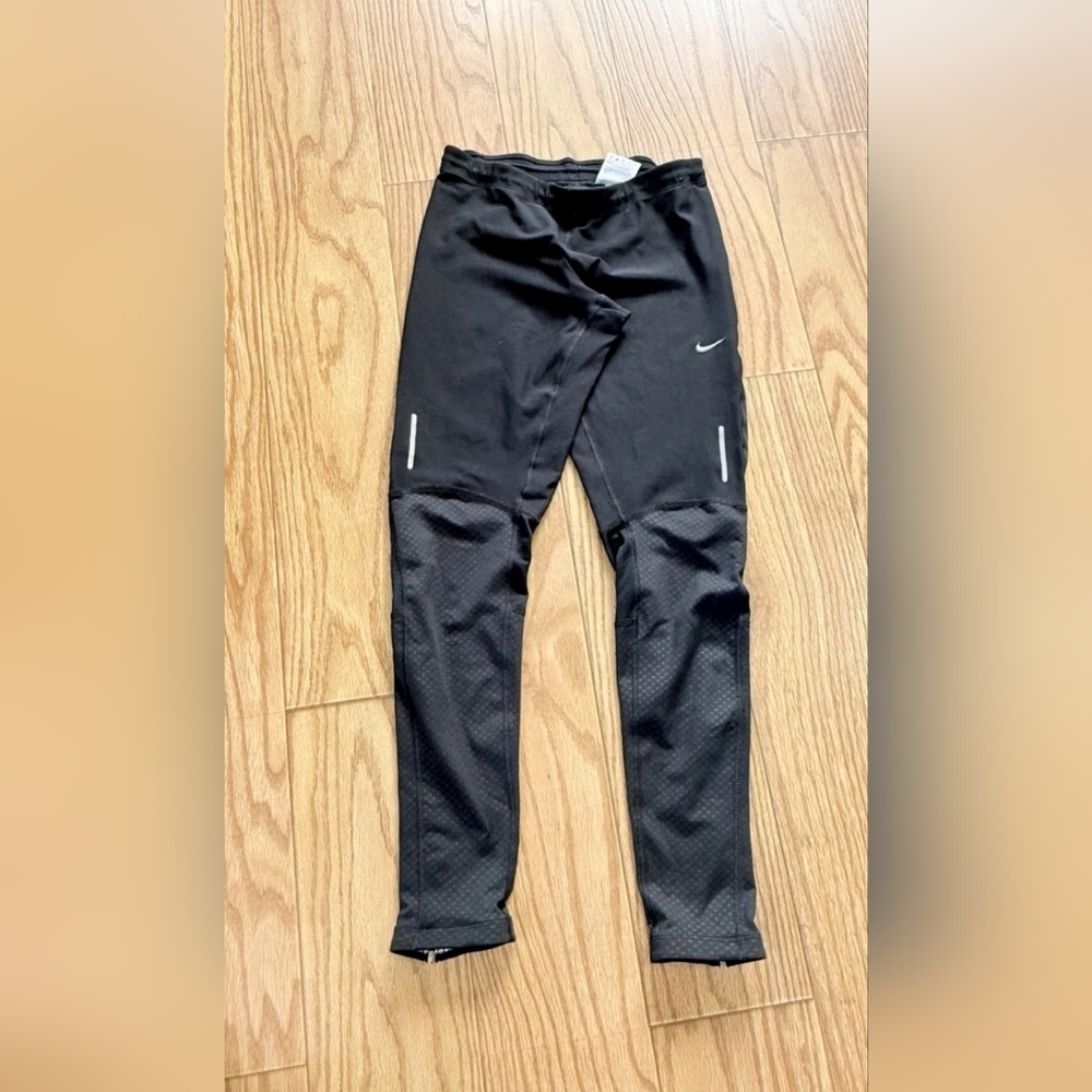 Nike Women’s Sri-fit Running Tights Ankle Zip S activewear mesh sports gym yoga